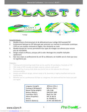 Pro-Tronik BLAST ! User Manual