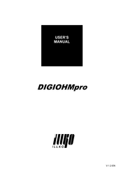 ILLKO DIGIOHMPro User Manual