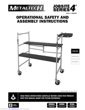 MetalTech I-IMCNAT Jobsite Series Operational Safety And Assembly Instructions