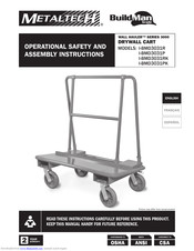 MetalTech WALL HAULER I-BMD3031R Operational Safety And Assembly Instructions