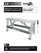 MetalTech BuildMan I-BMDWB18 Operational Safety And Assembly Instructions