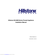 Hillstone SG-6000-M3100 Installation Manual