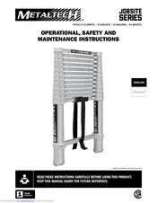 MetalTech E-LAD12T2 Jobsite series Operational, Safety And Maintenance Instructions