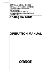 Omron Cj1w Ad041 V1 Manuals Manualslib