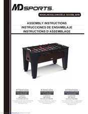 MD SPORTS SOC058_047B Assembly Instructions Manual