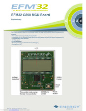 Energy EFM32 G890 Manual