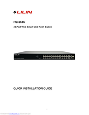 lilin PS3268C Quick Installation Manual
