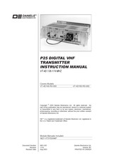 Daniels A21-VPA145-08 Instruction Manual