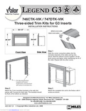 Valor 746CTK-VIK Installation Instructions