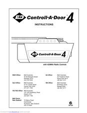 B&D Controll-A-Door 4 Instructions Manual