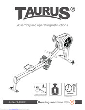 Taurus TF-ROW-X Assembly And Operating Instructions Manual