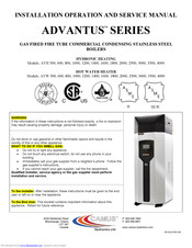 Camus Hydronics ADVANTUS AVH 1400 Installation, Operation And Service Manual