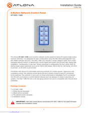 Atlona AT-ANC-108D Installation Manual