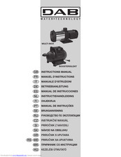 DAB MULTI INOX Instruction Manual