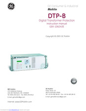 GE Multilin DTP-B Instruction Manual