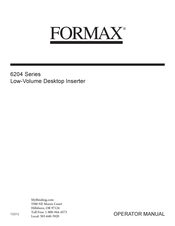 Formax 6204 Series Operator's Manual