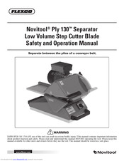Flexco Novitool Ply 130 Safety And Operation Manual