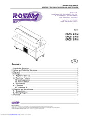 Rocam Losi EROS 4 R/M Instruction Manual Assembly, Installation, Use And Maintenance
