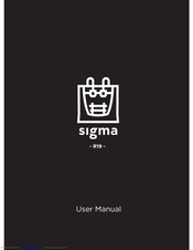 Sigma R19 User Manual
