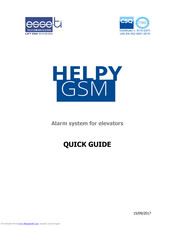 Esse-Ti Helpy GSM Quick Manual
