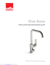 Oras Swea Installation And Maintenance Manual