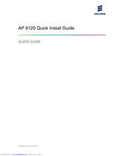 Ericsson AP 6120 Quick Install Manual