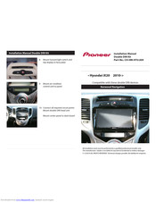 Pioneer Double DIN Kit Installation Manual