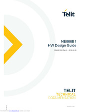 Telit Wireless Solutions NE866B1 Hardware Design Manual