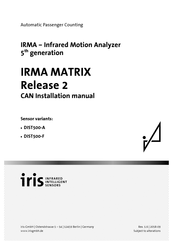 IRIS IRMA MATRIX 2 Installation Manual
