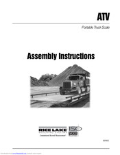 Rice Lake SURVIVOR ATV series Assembly Instructions Manual