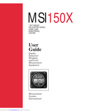 Measurement Systems Sky-Weigh MSI-150XM User Manual