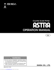 Ishida ASTRA Operation Manual