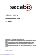 Secabo TCC SMART Operating Manual