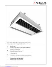 flowair ELIS B-W-150 2R Technical Documentation Operation Manual
