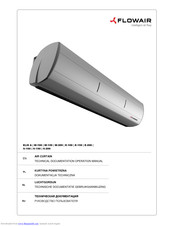 flowair ELIS A-E-150 Technical Documentation Operation Manual