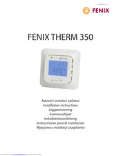 Fenix THERM 350 Installation Instructions Manual