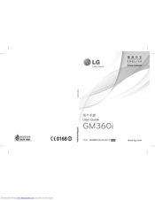 LG GM360i User Manual