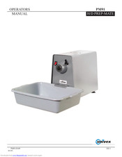 Univex Prep-Mate PM91 Operator's Manual