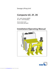 KSB Compacta UZ12.450D Installation & Operating Manual