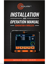 Sigalarm WCM4.0 Installation And Operation Manual