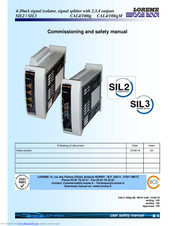 Loreme CAL4/100igM Safety Manual