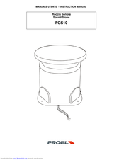 PROEL FGS10 Instruction Manual