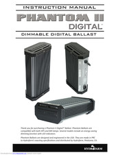 Hydrofarm Phantom II Digital Instruction Manual