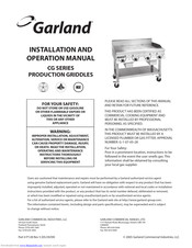 Garland CG-24R Installation And Operation Manual