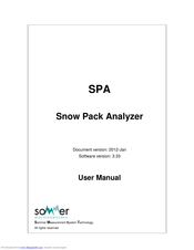 Sommer SPA User Manual