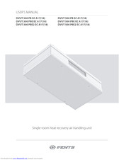 Vents DVUT 500 PB EC User Manual