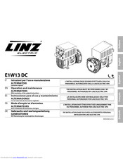 Linz electric E1W13 DC Operation And Maintenance