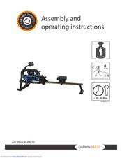 DarwinFitness RM 50 Assembly And Operating Instructions Manual