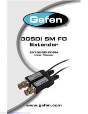 Gefen EXT-3GSDI-FOSM User Manual