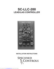 Specified Controls SC-LLC-200 Installation Instructions Manual